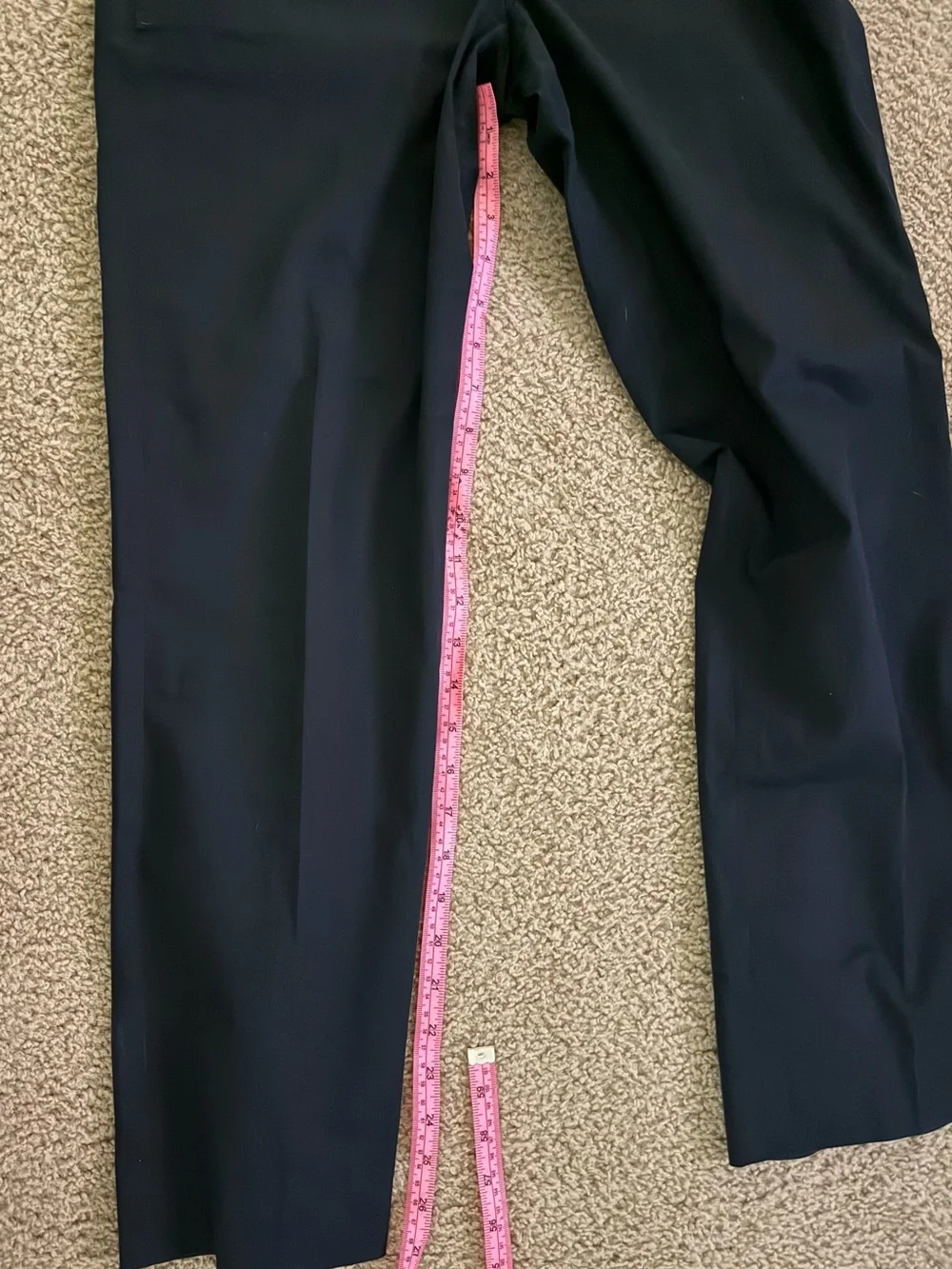 Men's Classic Straight-Leg Pants in Navy